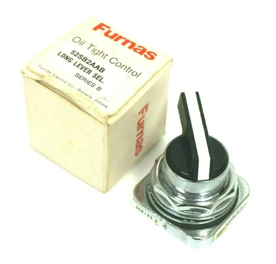 NEW FURNAS 52SB2AAB SERIES B PUSH BUTTON SELECTOR SWITCH
