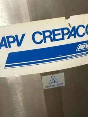 APV Crepaco Jacketed Tank with Pressure Vessel