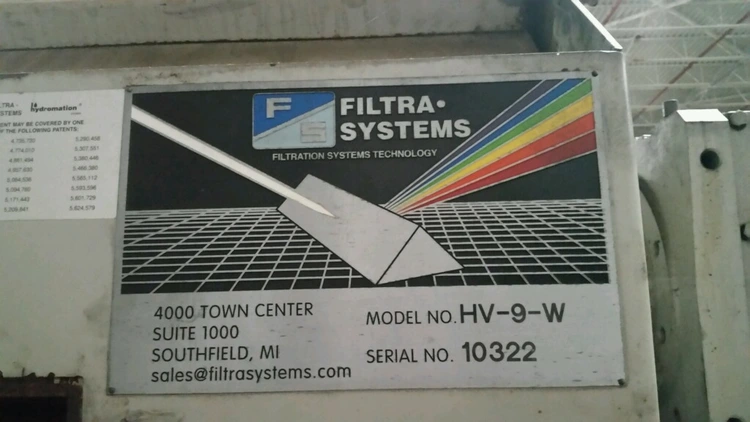 Used FILTRA-SYSTEM HV-9-W Coolant Filtering Systems Alabama US | Transamerican Equipment Company #708749