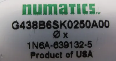 NEW NUMATICS G438B6SK0250A00 CYLINDER