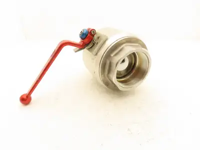 DMIC BVAL 3000S 4321IEZN 3" Aluminum Ball Valve 400PSI SAE Threaded Hydraulic