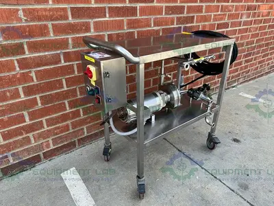 Stainless Steel  CIP Cart w/ Fristam FPX721-140 Centrifugal Pump, 1 HP