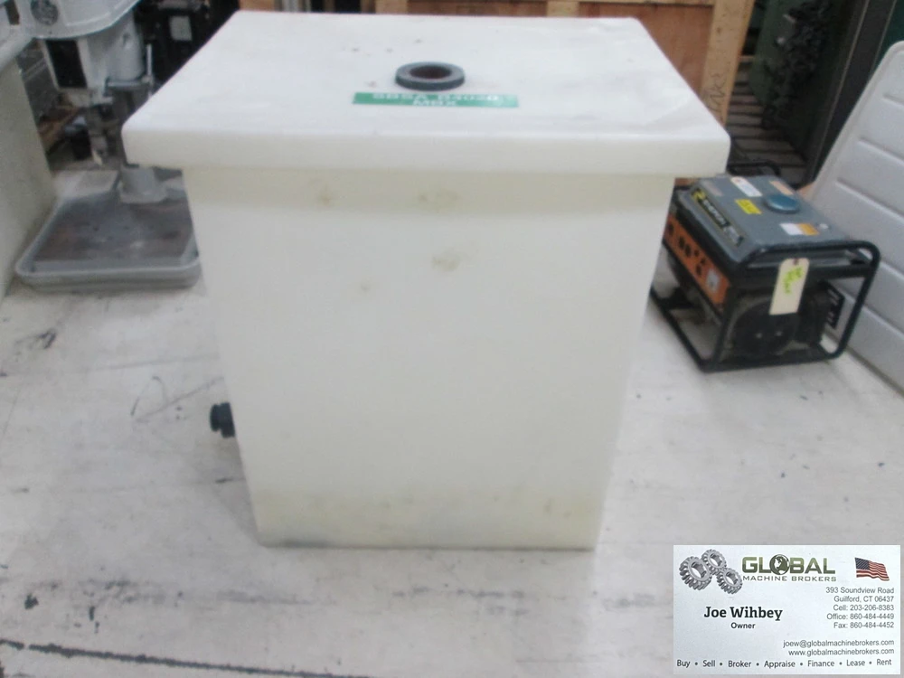 Polyethylene 24"L X 10"X 30"D Non-Hazardous Containment Waste Tank W/Drain