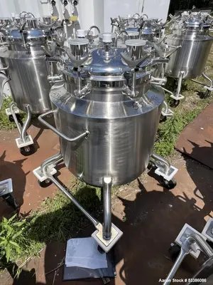 Small Capacity Jacketed Tank – 103L, Baffles, Removable Head, Mobile