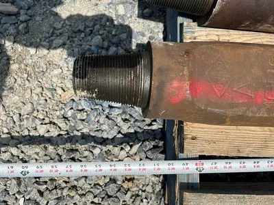 Used AFTERMARKET 6" D X 52" L HEAVY DUTY CHISEL BIT FOR CABLE TOOL Tool Bits Pennsylvania US | East West Machinery & Drilling #1417495