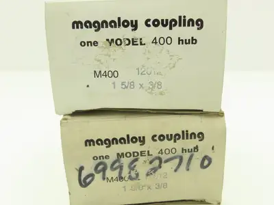Magnaloy M400 12012 Flexible Drive Coupling 1-3/8" Bore Keyway 470 Insert 1 Set