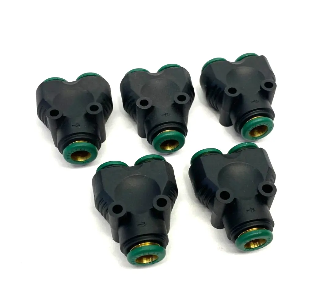 New | in-Stock PARKER PRESTOLOK UNION "Y" CONNECTOR 1/4" OD TUBE Hoses | Maverick Industrial Sales #1110359