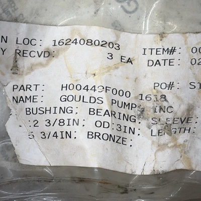 New | in-Stock Goulds H00449F0001618 Pumps Indiana US | J&J Industrial Supply #1445522