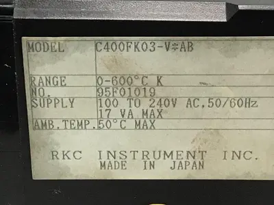 USED RKC REX-C400FK03VAB