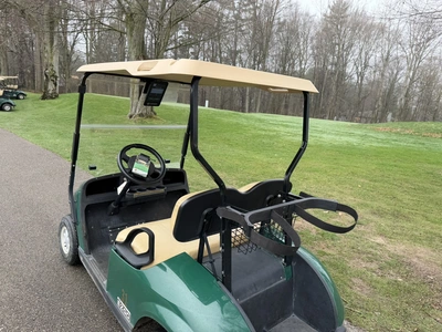 (1) 2017 E-Z-Go golf cart with a Kawasaki gas engine, model 625111G01, does not include Club canopy ...