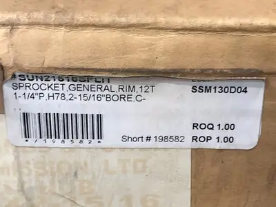 NEW QM BEARING & POWER TRANSMISSION SUN2-15/16SPLIT