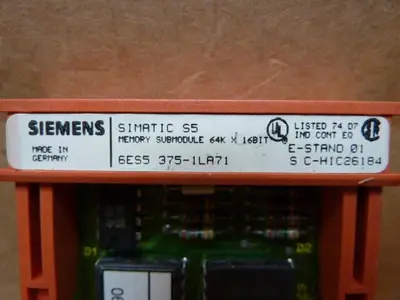 USED SIEMENS 6ES5 375-1LA71