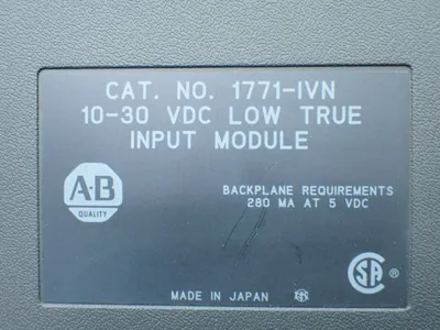 Used ALLENBRADLEY 1771IVN PLC Input & Output Ohio US | HGR 24 #879740