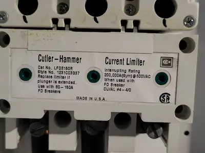 Used EATON HFD3100 Switchgears British Columbia CA | Lenmark #240146