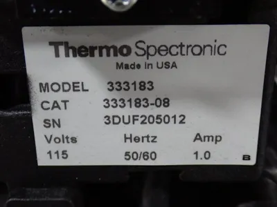USED THERMO SPECTRONIC 333183
