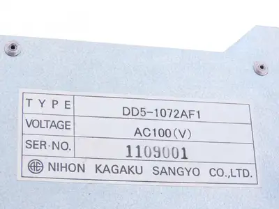 Nihon Kagaku Sangyo DD5-1072AF1 Enclosure Heat Exchanger 100VAC Vent Fan