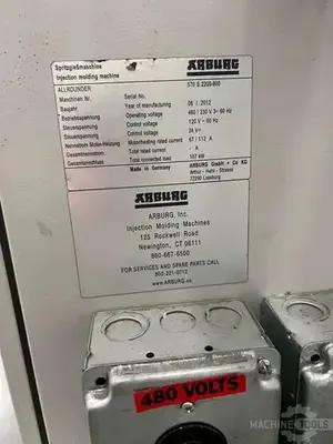 USED 2012 ARBURG 570 S 2200-800