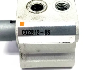 CQ2B12-5S | SMC  Compact Cylinder Single Acting Spring Return 12mm Bore 5mm Stroke - Used
