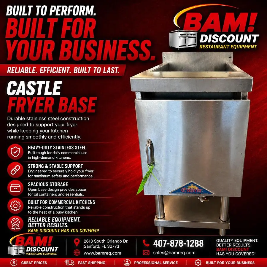 Used CASTLE CDFL - F-1 Chef Bases Florida US | BAM Discount Restaurant Equipment #1257172