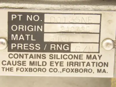 Foxboro 821GM-IM1MM2-A Electronic Pressure Transmitter 12.5-65vdc 150psi