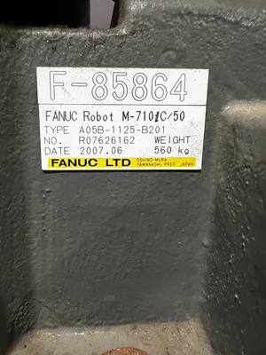 Used 2007 FANUC M710iC-50/R-30iA Robots Michigan US | iGAM Industrial Marketplace #1413341