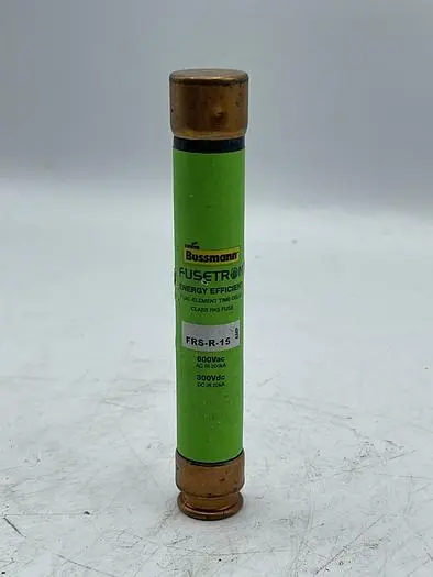 Used BUSSMAN BUSSMAN FRS-R-15 Fuses | ND Industrial Surplus #1215873