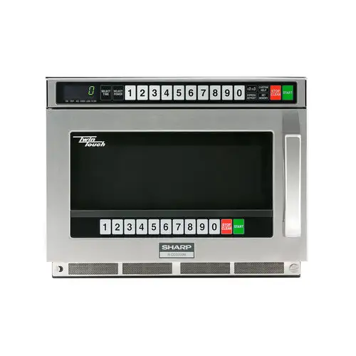 Twintouch Commercial Microwave Oven, 2200 Watts, 0.75 Cu. Ft. Capacity, Stainles