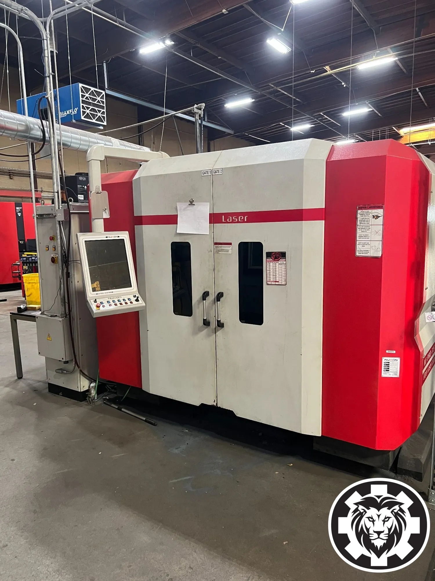 4000 Watt Nukon NF PRO 315 Fiber Laser, 2014 – 5’x10′ Table, 1 year warranty and installation included