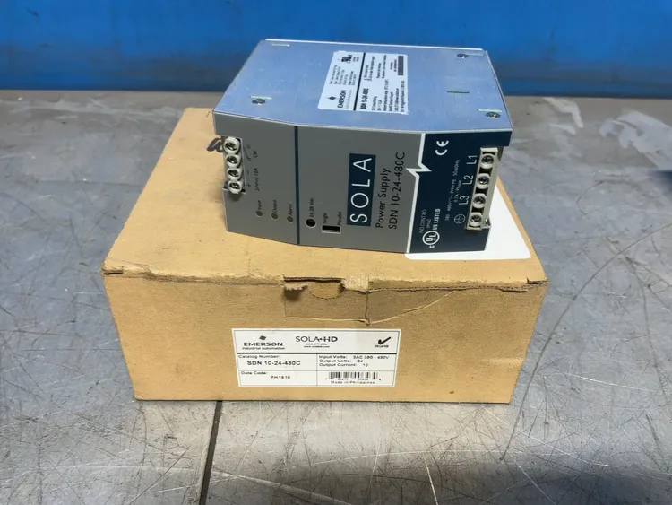 Used EMERSON SDN 1024480C DIN Rail Power Supplies Ohio US | HGR 24 #1085040