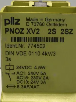 USED PILZ PNOZ XV2