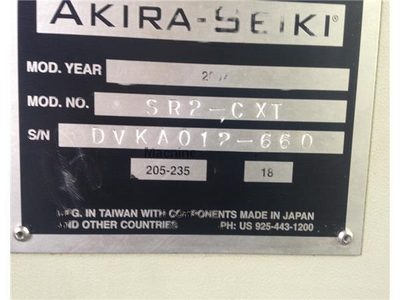 USED 2007 AKIRA-SEIKI PERFORMA-SR-2-CXT