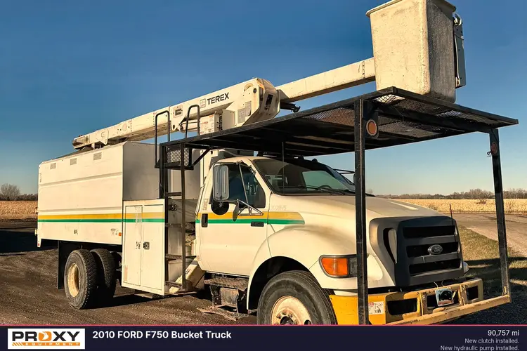 Used 2010 FORD F750 BUCKET TRUCK Bucket (boom) trucks North Dakota US | Proxy Equipment #1378038