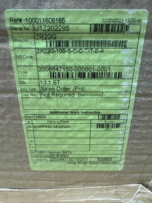 NEW Yokogawa zr22g-100-s-c-t-t-e-a