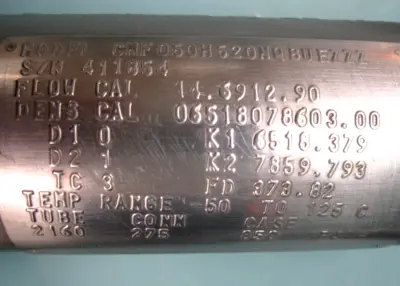 USED Micro Motion CMF050H520NQBUEZZZ