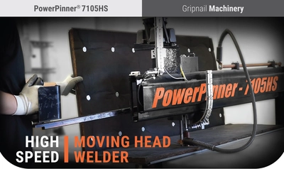 PowerPinner® 7105 – HS High Speed – Moving Head Duct Lining Welde