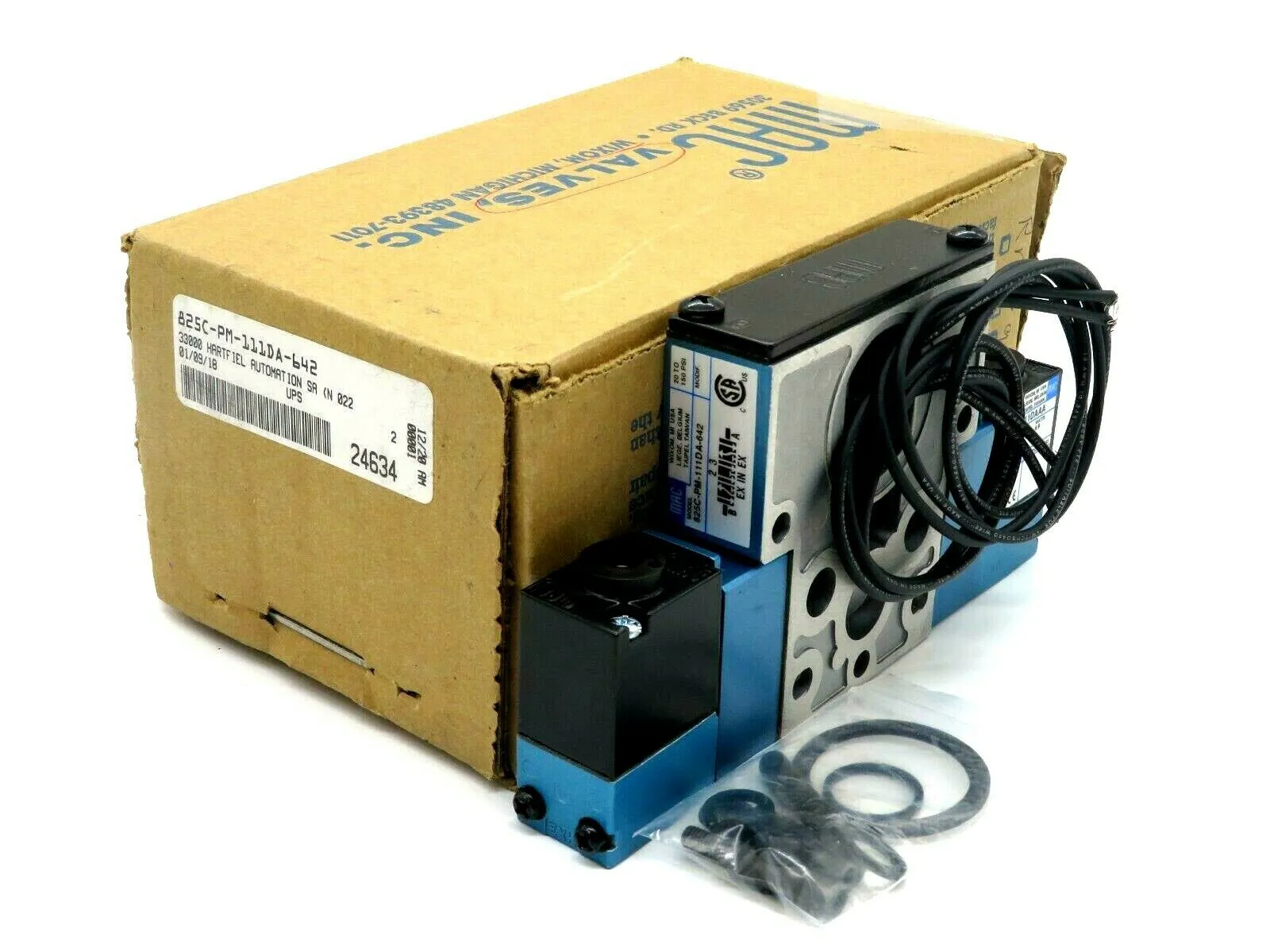 NEW MAC VALVES 825C-PM-111DA-642 SOLENOID VALVE 825CPM111DA642