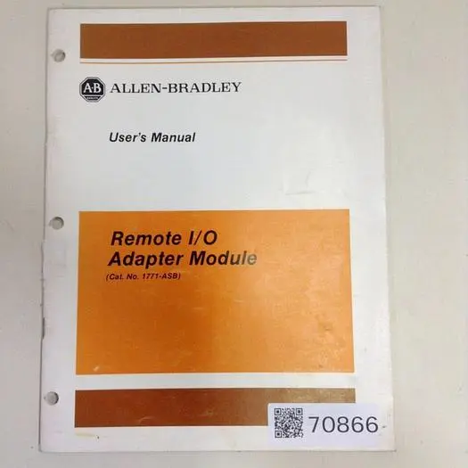 Used ALLEN BRADLEY 1771-6.5.37 Manuals Michigan US | Ideal Machinery #706295