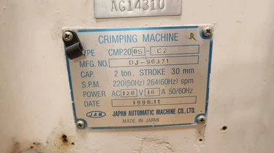 Used JAM _UNKNOWN_ Wire Crimpers Texas US | OCO Industrial #1717170