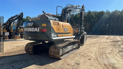 Used 2023 HYUNDAI HX160AL Crawler Excavators North Carolina US | National Equipment Dealers #1422293