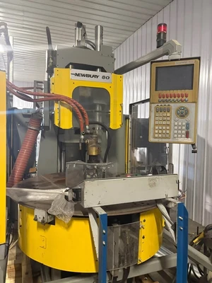 Van Dorn DEMAG 80 ton Vertical Rotary Table Injection Molding Machine