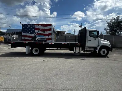 Used 2020 HINO 268 Flatbed Trucks Florida US | Truck and Van Outlet #1509160