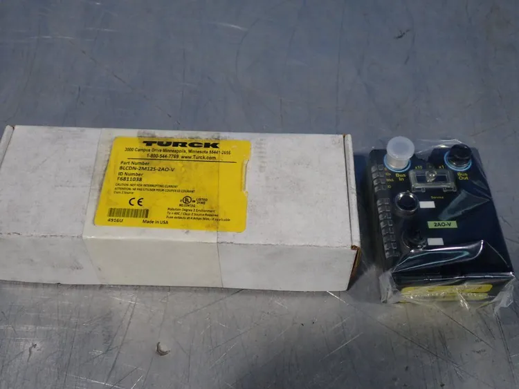 New | in-Stock TURCK BLCDN2M12S2AOV Input / Output Modules Ohio US | HGR 24 #901196