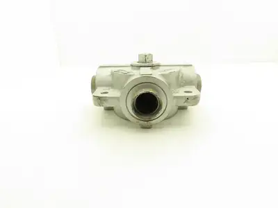 Argus 3311-0040-571111 3-Way Diverter Ball Valve Block DN40 1-1/2"NPS