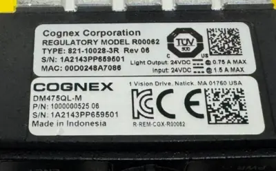 USED COGNEX 821-10028-3R