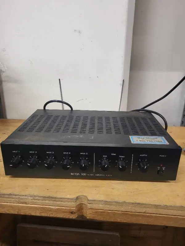 TOA 500 Series Amplifier A-512A