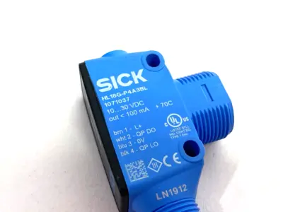 New | in-Stock SICK SureSense Photoelectric Proximity Sensor M12 4-Pin 1071037 Proximity Sensors Michigan US | Maverick Industrial Sales #1412949
