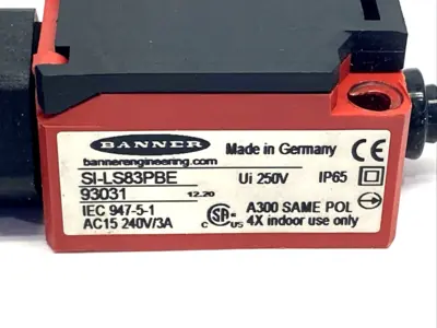 Used Banner 93031 Relays & Switches Michigan US | Maverick Industrial Sales #1391168