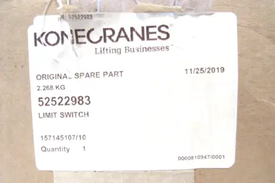 NEW KONECRANES 52522983 LIMIT SWITCH