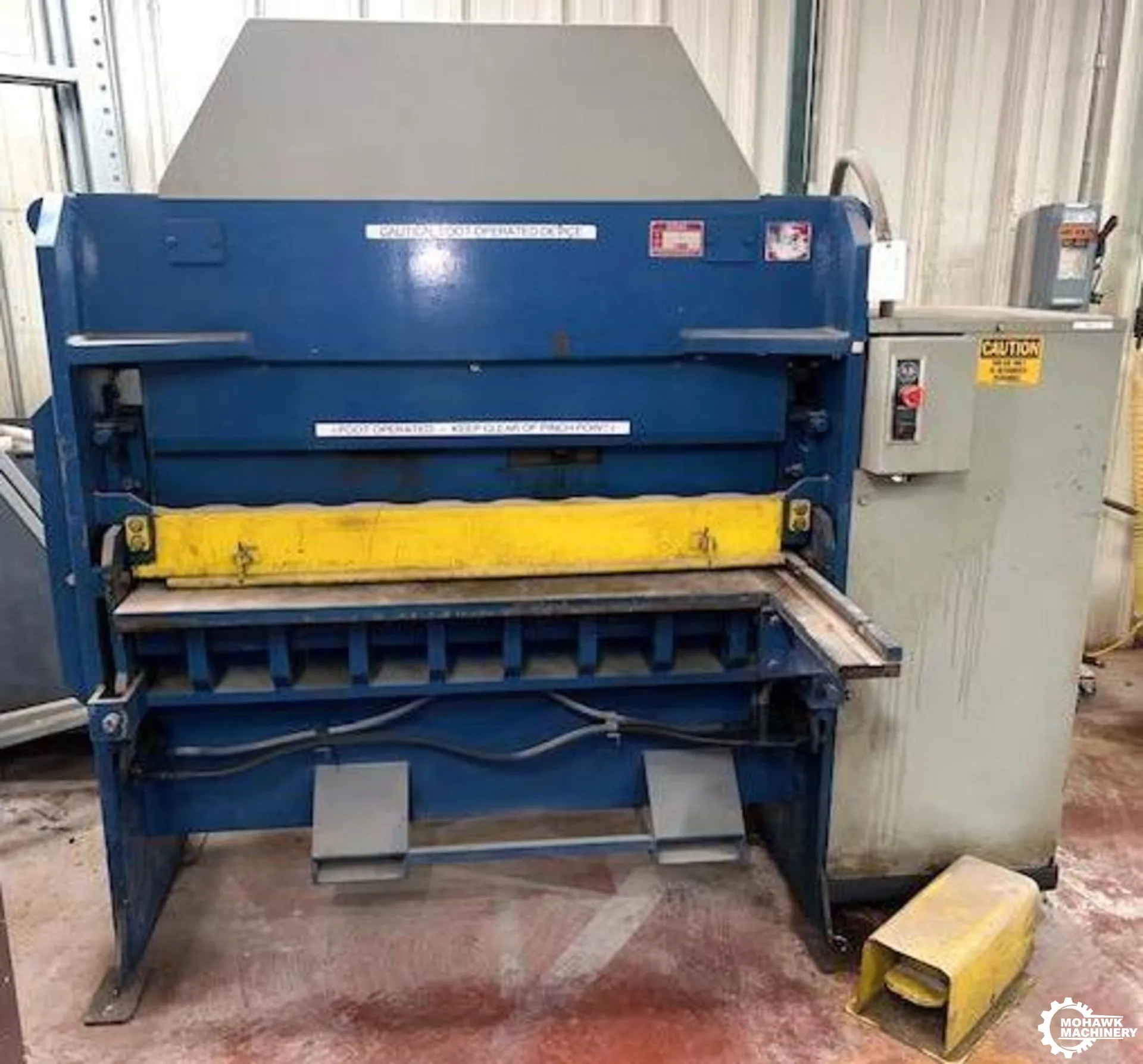 51" X 1/4" UNI-HYDRO "1/4x51" HYDRAULIC POWER SQUARING SHEAR - SQUARING ARM - FOOT PEDAL - EXTRA BLADES