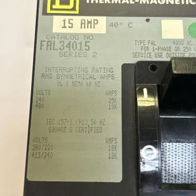 Used SQUARE D FAL34015 Miscellaneous Equipment (Electrical & Power) Ohio US | Surplus Asset Holdings #1240243